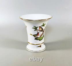 Herend, Rothschild Bird Vase 4, Handpainted Porcelain! (j040)