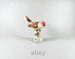 Herend, Singer Bird, Antique Handpainted Porcelain Figurine 1944! (i013)