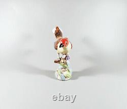 Herend, Singer Bird, Antique Handpainted Porcelain Figurine 1944! (i013)