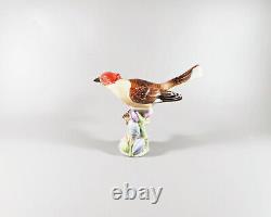 Herend, Singer Bird, Antique Handpainted Porcelain Figurine 1944! (i013)