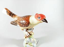 Herend, Singer Bird, Antique Handpainted Porcelain Figurine 1944! (i013)