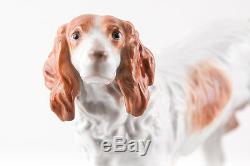Herend, Springer Spaniel Hunting Dog, Handpainted Porcelain Figurine