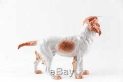 Herend, Springer Spaniel Hunting Dog, Handpainted Porcelain Figurine