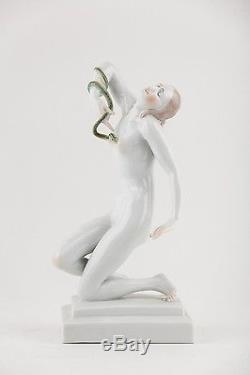 Herend, The Death Of Cleopatra, Handpainted Porcelain Figurine