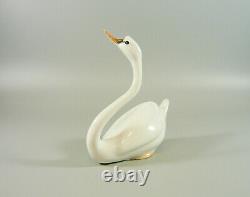 Herend, White Swan Bird 5, Handpainted Porcelain Figurine! (i163)