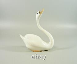 Herend, White Swan Bird 5, Handpainted Porcelain Figurine! (i163)