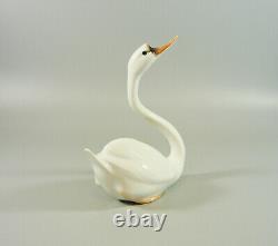 Herend, White Swan Bird 5, Handpainted Porcelain Figurine! (i163)