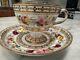 Hicks Meigh Hand Painted Porcelain Pinkgold Tea Cup Saucer C. 1820-1830 Old Paris