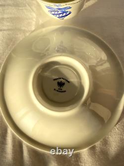 Imperial Porcelain St. Petersburg Hand-Painted Christmas Teacup & Saucer, New