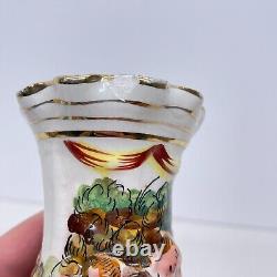 Italian Capodimonte Hand Painted Porcelain Vase 23.5 CM P1