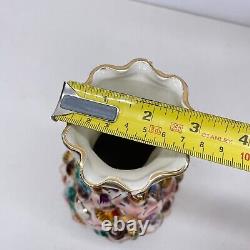 Italian Capodimonte Hand Painted Porcelain Vase 23.5 CM P1