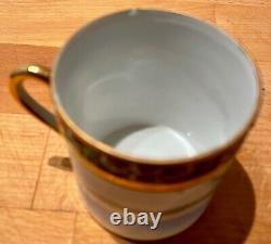 JAPANESE Hand painted SATSUMA Eggshell Porcelain TEA Coffee SET BEAUTIFUL