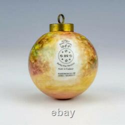 James Skerrett Hand Painted Fruit Christmas Bauble Royal Worcester Artist