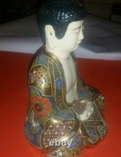 Kamakura Hand Painted Porcelain Buddha
