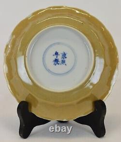 Kangxi (1662-1722) Chinese Antique Porcelain Blue and White Flowers plate China