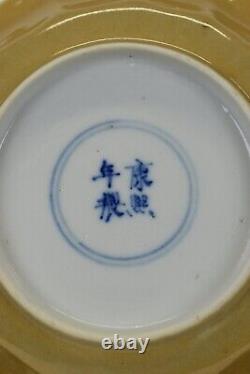 Kangxi (1662-1722) Chinese Antique Porcelain Blue and White Flowers plate China