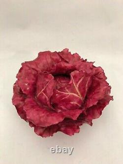 Katherine Houston Hand Painted Porcelain Red Cabbage