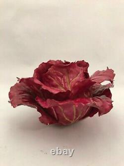 Katherine Houston Hand Painted Porcelain Red Cabbage