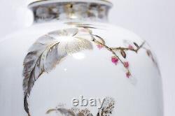 LARGE Rosenthal Germany Dekor Handgemalt Hand Painted Floral Gilt Porcelain Vase