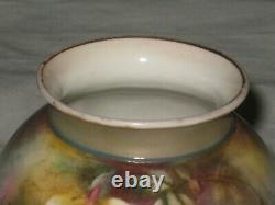 LOVELY ROYAL WORCESTER HADLEY VASE SCARCE ROSES HAND PAINTED 19th or EARLY 20th