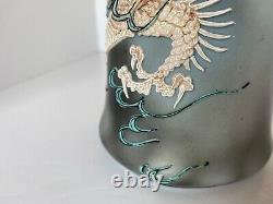 Large Hand Painted Nippon Moriage Dragon Jug