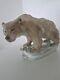 Large Hand-painted Porcelain Amphora Figure Of Bear, 1930s