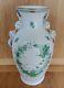 Large Herend Porcelain Vase With Dolphin Handles Indian Flower Basket #6676/fv