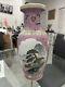 Large Vintage Chinese Porcelain Vase Hand Painted 18.5