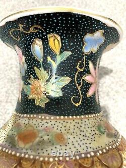 Large Vintage Hand Painted Chinese Porcelain Vase 34 cm high