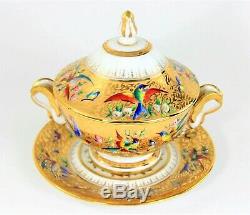 Le Tallec Paris Handpainted Porcelain Handled Covered Tureen & Charger