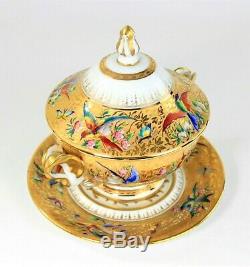 Le Tallec Paris Handpainted Porcelain Handled Covered Tureen & Charger