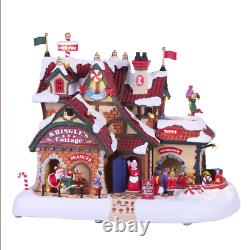 Lemax 2019 Animated Kringle's Cottage Santa's Wonderland #95462 Décor Accent
