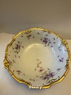 Limoges Ls&s Hand Painted Floral and gilt