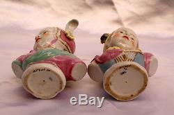 Magnificent 19c German Pair Of Meissen Porcelain Hand Painted Figurines