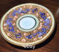 Majolica Taormina Hand painted Porcelain Tea Cup and Saucer Sicily Italy Rare