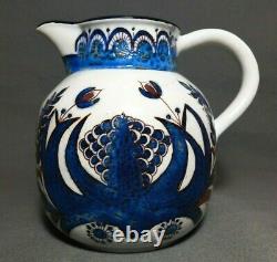 Marianne Johnson Royal Copenhagen (denmark) Signed Faience Dec Porcelain Creamer