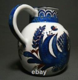 Marianne Johnson Royal Copenhagen (denmark) Signed Faience Dec Porcelain Creamer