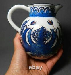 Marianne Johnson Royal Copenhagen (denmark) Signed Faience Dec Porcelain Creamer