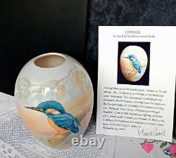 Marie Graves Hand Painted Vase Consall Height Limit 1/1 Heigt 6&half Inches
