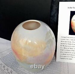 Marie Graves Hand Painted Vase Consall Height Limit 1/1 Heigt 6&half Inches