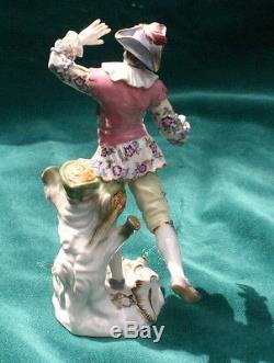 Meissen 19C German Hand Painted Porcelain Figurine VERY RARE