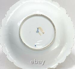 Meissen Germany Hand Painted Porcelain Dessert Service for 8, c1900