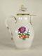 Meissen Hand Painted Gilded Flowers Porcelain Coffee Pot Teapot