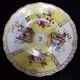 Meissen Hand Painted Porcelain Plate Four Sections And Gilt Rim