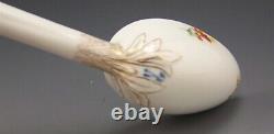 Meissen Porcelain Hand Painted Floral 8.5 Spoon 1st Quality