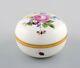 Meissen Bomboniere In Hand-painted Porcelain With Floral Motifs. 20th Century