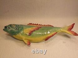 Minton Archive Collection Hand Painted Porcelain Majolica Style Fish 2001