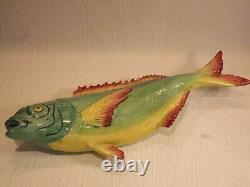 Minton Archive Collection Hand Painted Porcelain Majolica Style Fish 2001