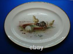 Minton Porcelain Serving Plate, Hand Painted By Antonin Boullemier C1891