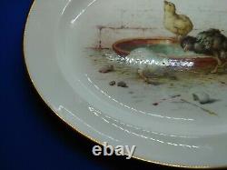 Minton Porcelain Serving Plate, Hand Painted By Antonin Boullemier C1891